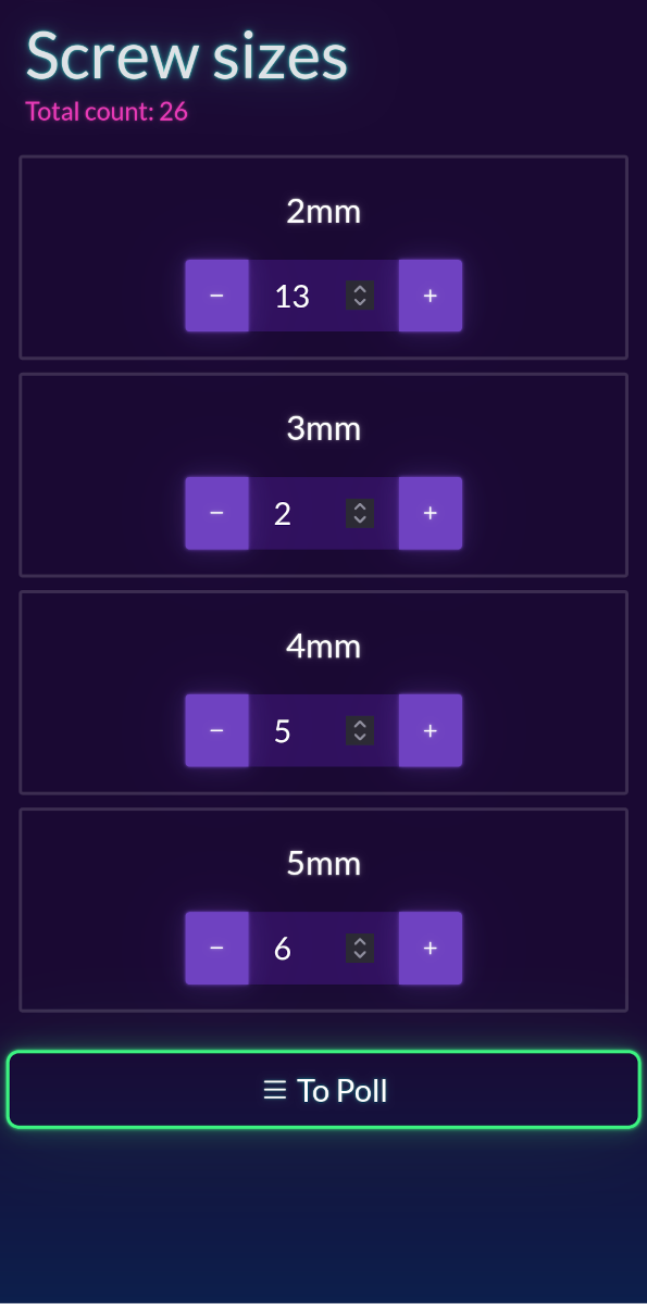 Tally Items